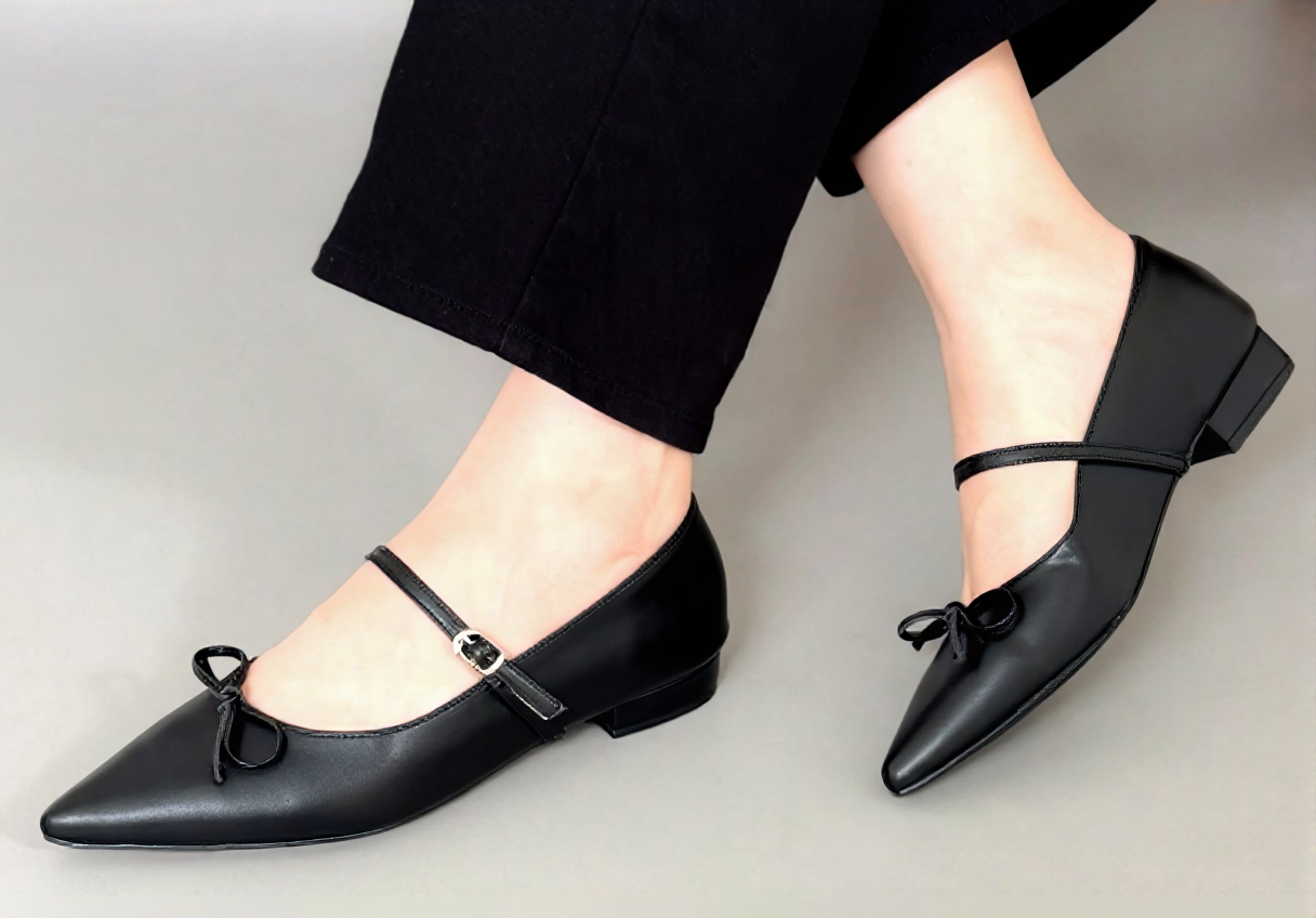 Strap Mary Jane Flats 5cm 2208