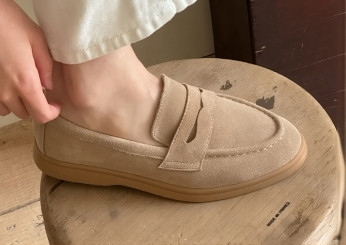 5235-1 Comfortable and well-fitting soft cushioned goatskin loafers