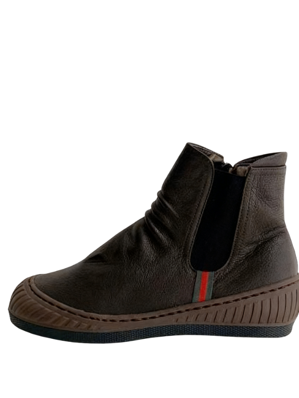 Korean genuine leather casual ankle boots