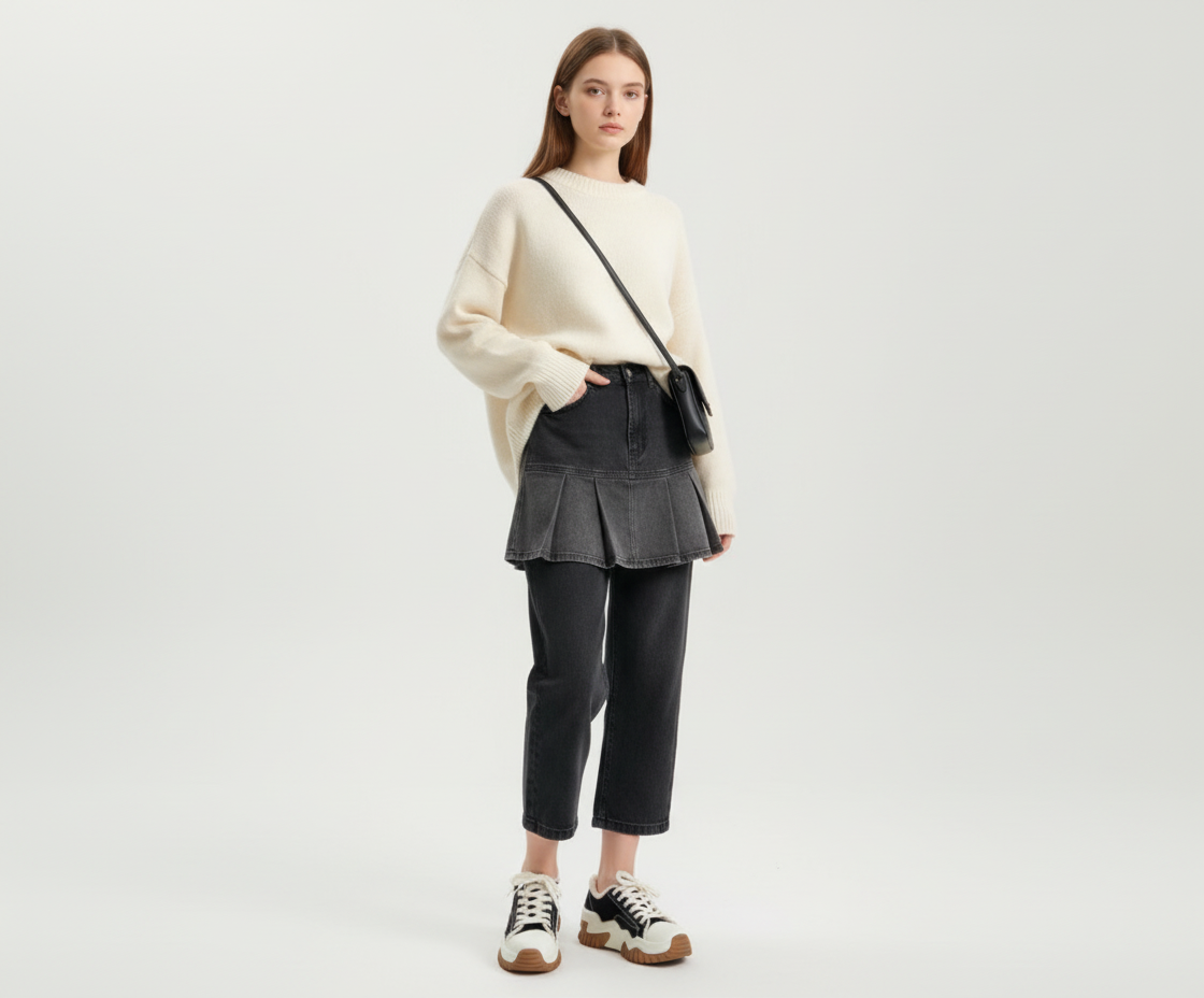 Fur-lined Converse sneakers m11204